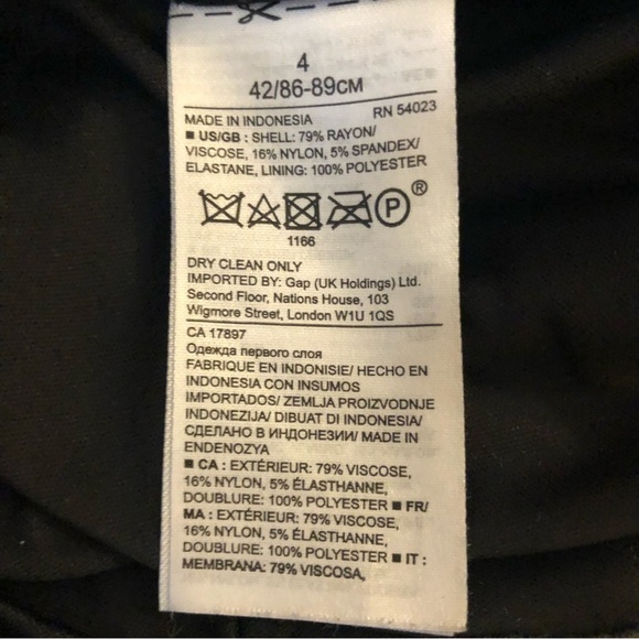 Banana Republic laser cut ponte sheath dress sleeveless size 4 - Picture 13 of 13